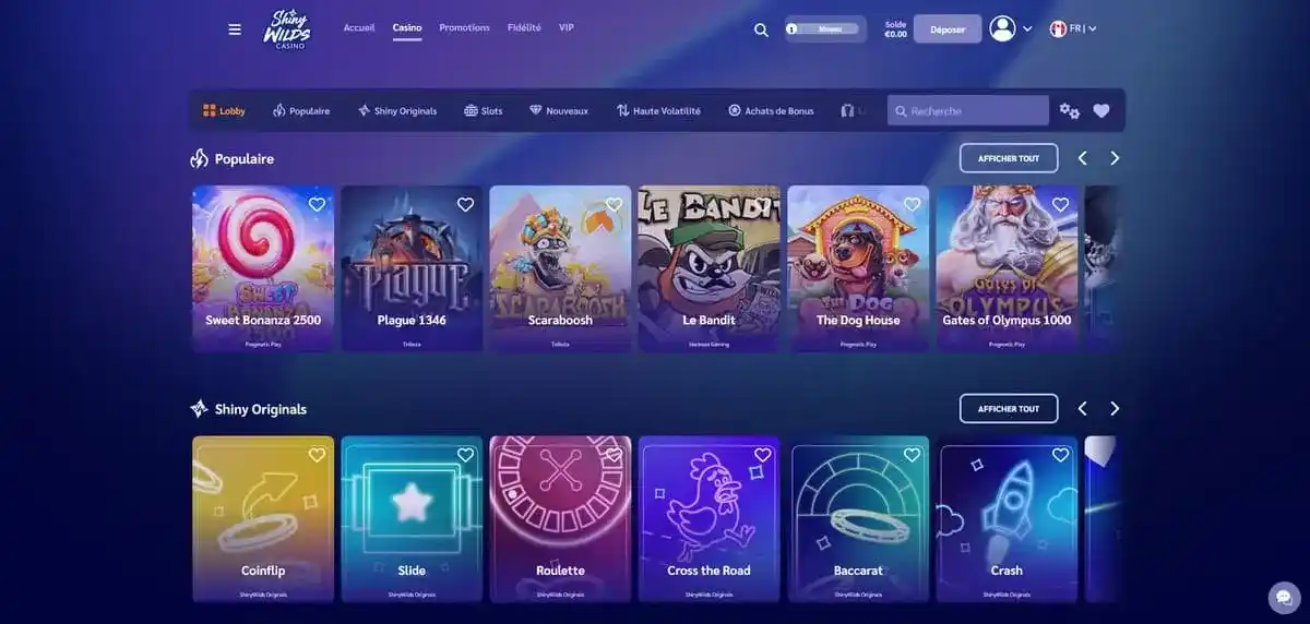 Shiny Wilds casino review section 4